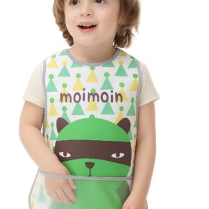 مريلة أطفال ضد الماء بتصميم حيوان خارق