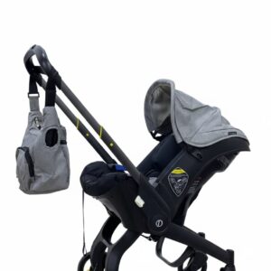نظام السفر المتكامل الفاخر 2 في 1: عربة أطفال ومقعد سيارة مع حقيبة ملحقات فاخرة