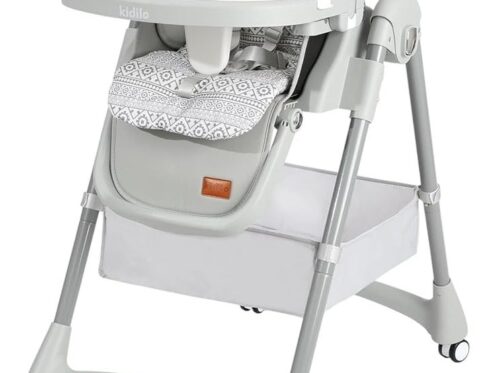 كرسي طعام أطفال مريح وآمن متعدد الاستخدامات