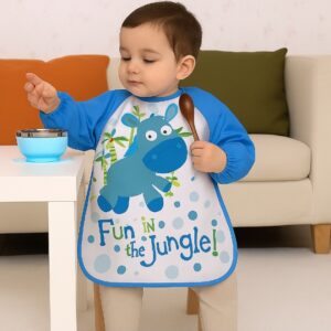 مريلة أطفال بأكمام "مرح في الغابة"