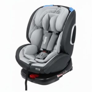 مقعد سيارة يدور 360 درجة مع نظام Isofix، مواجهًا للخلف والأمام، طراز (105A) رصاصى