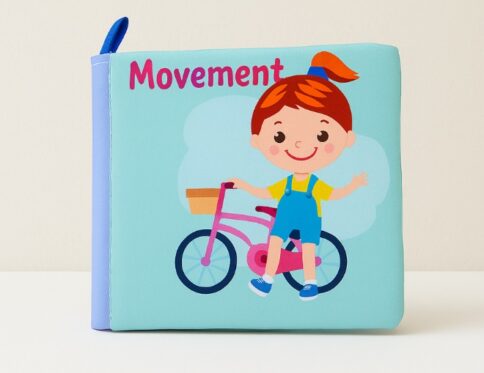 مجموعة كتب قماش ناعمة ومسلية لتعليم الأطفال – تنمية مبكرة ولعب حسي