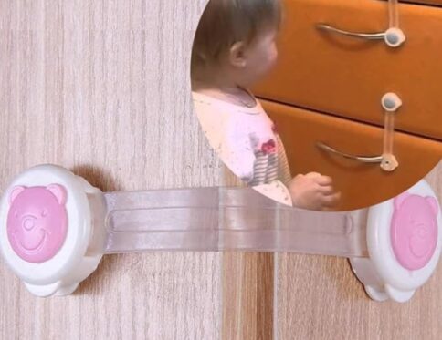 قفل أمان الأطفال القابل للتعديل – قطعتان