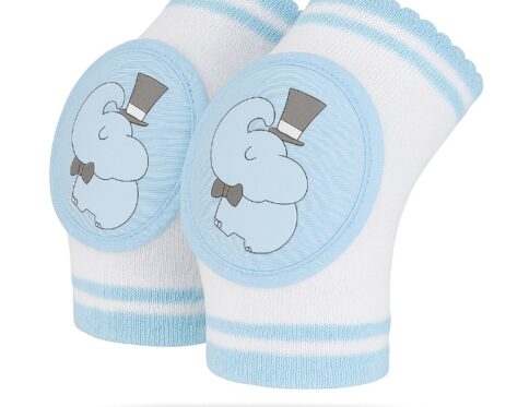 واقي ركبة للأطفال بتصميم فيل – ناعم ومريح للزحف