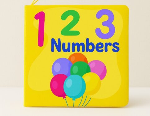 مجموعة كتب قماش ناعمة ومسلية لتعليم الأطفال – تنمية مبكرة ولعب حسي