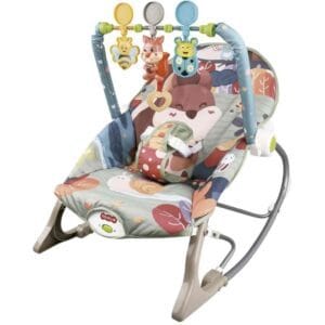 كرسي هزاز موسيقي للاطفال | كرسي هزاز للرضع الى الاطفال الصغار | مع اهتزاز اهتزاز وتهدئة العاب للاطفال الصغار | مناسب من الولادة