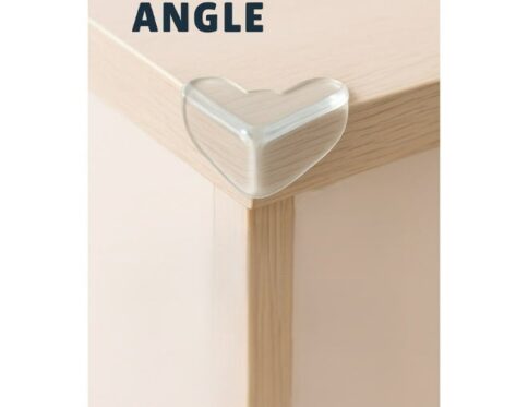 واقيات زوايا شفافة على شكل قلب (8 قطع) – حماية ممتازة لحواف الأثاث وسلامة الأطفال