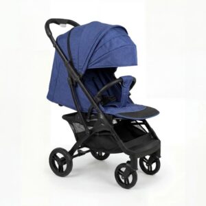 استرولر أطفال ألومنيوم “الترا لايت” جودة عالية – مساعدين في الـ ٤ عجلات، عجل كاوتش ٣٦٠ درجة، يد ترولي، وماكينة ظهر ٣ مستويات