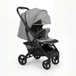 استرولر أطفال ألومنيوم "الترا لايت" جودة عالية - مساعدين في الـ ٤ عجلات، عجل كاوتش ٣٦٠ درجة، يد ترولي، وماكينة ظهر ٣ مستويات