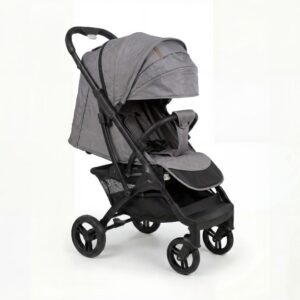 استرولر أطفال ألومنيوم "الترا لايت" جودة عالية - مساعدين في الـ ٤ عجلات، عجل كاوتش ٣٦٠ درجة، يد ترولي، وماكينة ظهر ٣ مستويات