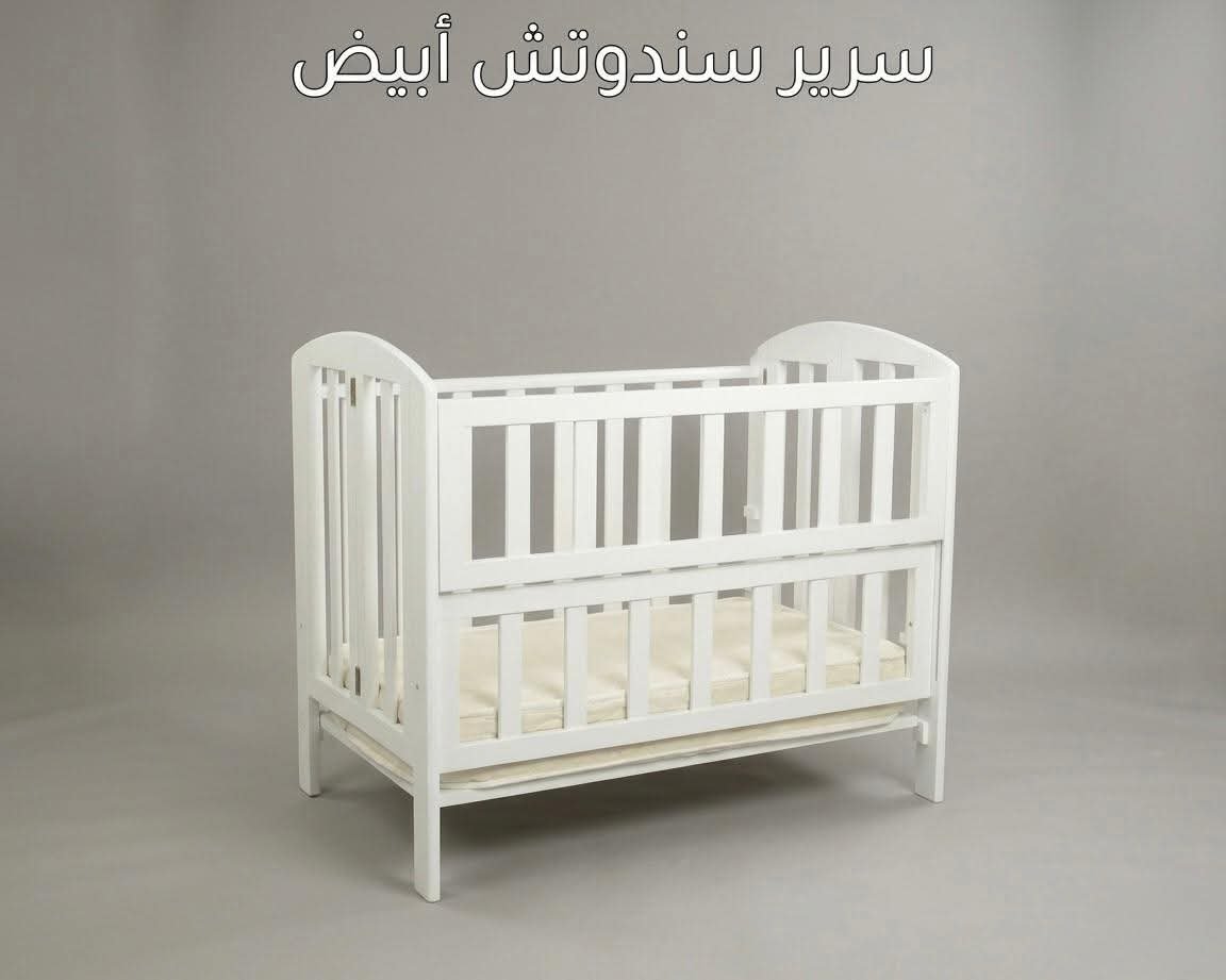 سرير خشب لاطفال (ساندوتش )