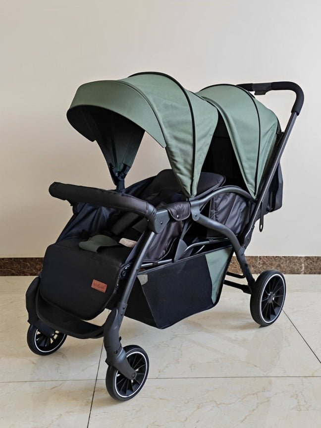 f6bf799a-4e0a-4ed7-bee7-7d0187f0174a_1 استرولر Kidilo توينز 《LB200》حزام امان خماسي + سلة تخزين كبيره + فرامل خلفيه + شمسيه قابله للفك والتركيب – تأتي بوزن 11.5 كيلو