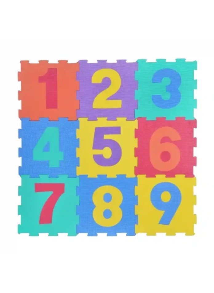1736773739174528358 أرضيات فوم لغرف الأطفال مكعبات علي شكل ارقام 29 سم * 29 سم (10 مكعبات)