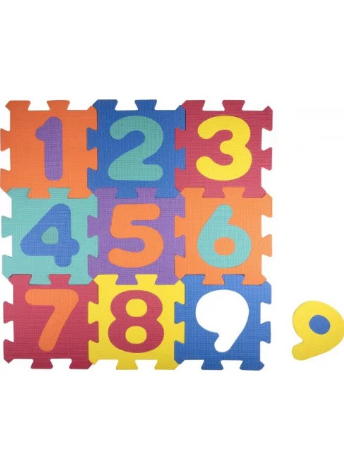 1736773739215422799 أرضيات فوم لغرف الأطفال مكعبات علي شكل ارقام 29 سم * 29 سم (10 مكعبات)