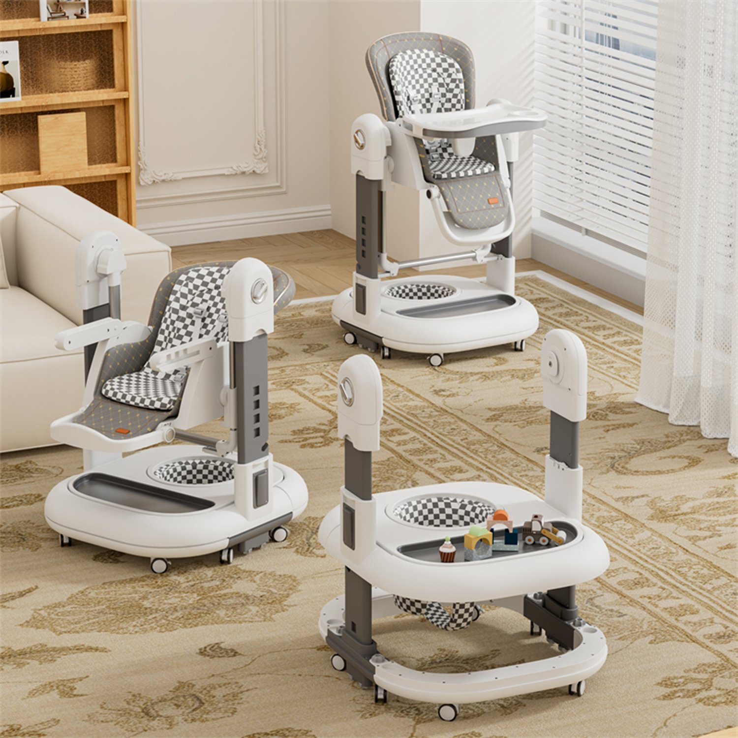 Kidilo-KD015-Multifunctional-3in1-High-Chair1 Kidilo KD Multifunctional in High Chair