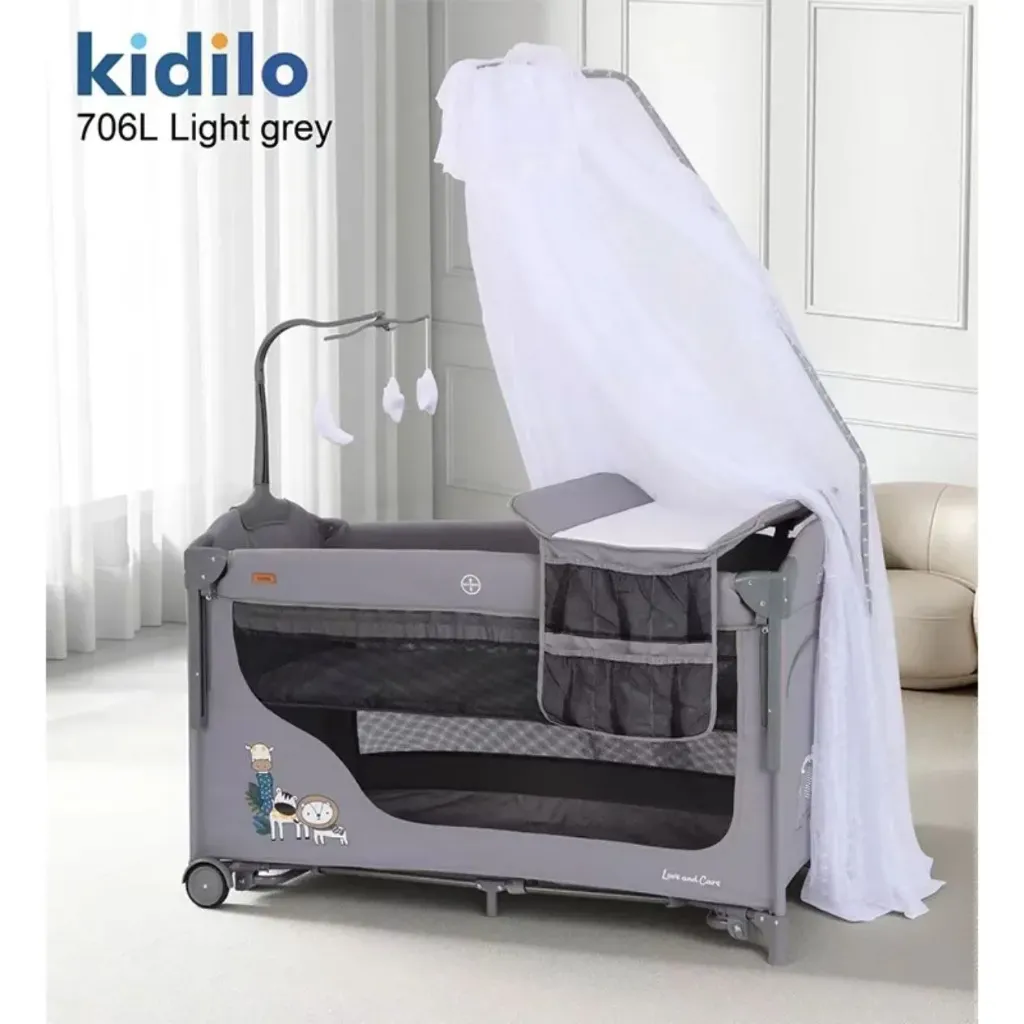 T-706L-lgrayKidiloportablebabybedT-706L T L lgrayKidiloportablebabybedT L